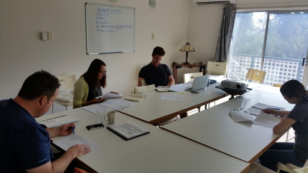 A writing retreat in Perth.