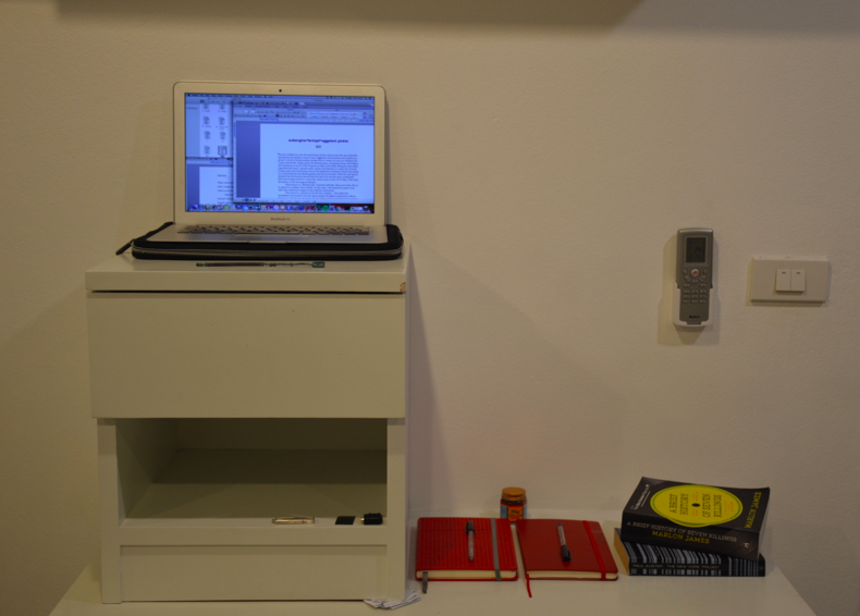 A writer's desk.